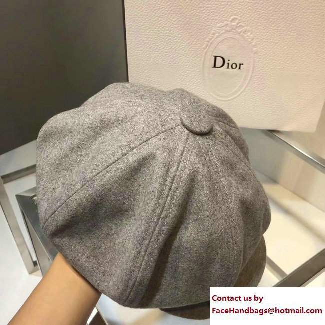 Dior J'adior Hat Gray 2017