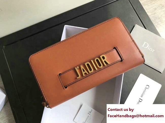 Dior J'adior Voyageur Croisiere Wallet Caramel 2017