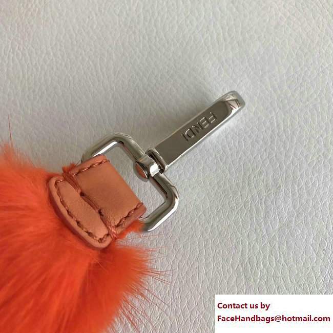 Fendi Mini Short Shoulder Strap You Mink Fur Orange/Pink 2017