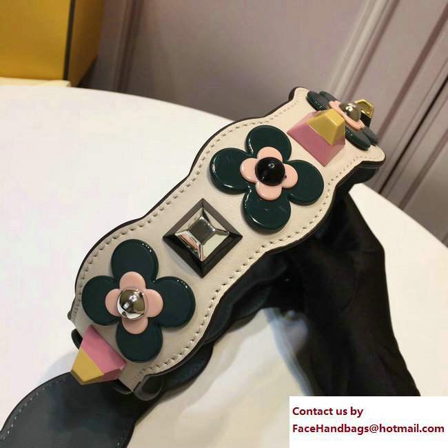 Fendi Shoulder Strap You Studs And Flowerland Flowers Green 2017