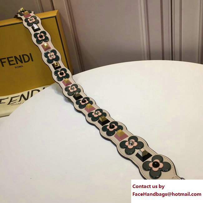 Fendi Shoulder Strap You Studs And Flowerland Flowers Green 2017