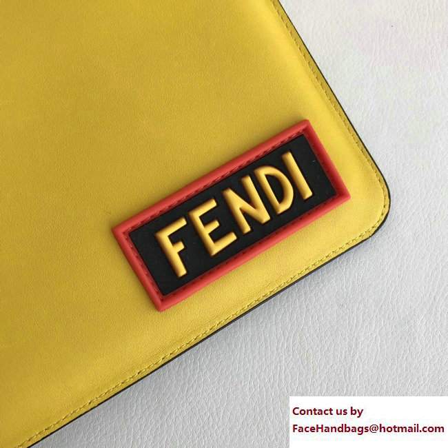 Fendi Vocabulary THINK Inlay Pouch Clutch Bag 2017