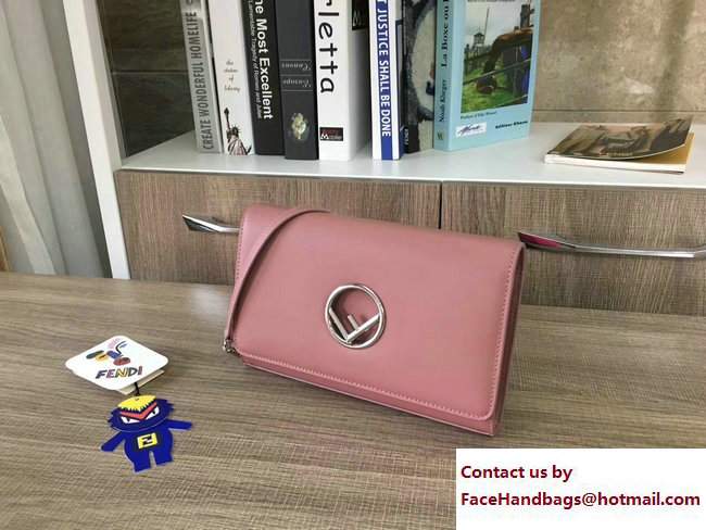 Fendi Wallet On Chain Woc Mini Bag Pink With Logo 2017