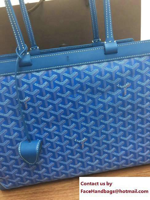 Goyard Bellechasse Biaude Tote Bag Blue