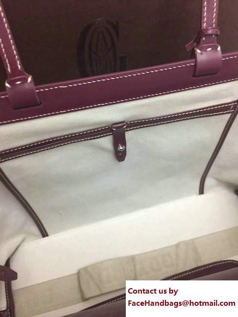 Goyard Bellechasse Biaude Tote Bag Burgundy