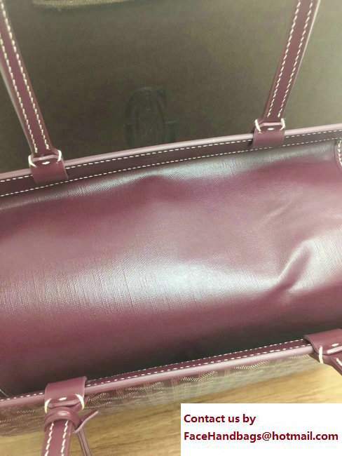 Goyard Bellechasse Biaude Tote Bag Burgundy