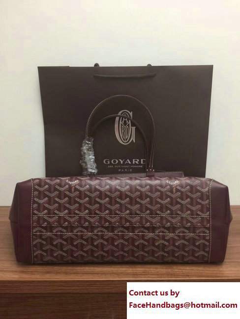 Goyard Bellechasse Biaude Tote Bag Burgundy