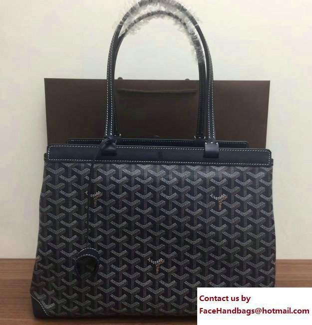 Goyard Bellechasse Biaude Tote Bag Dark Blue