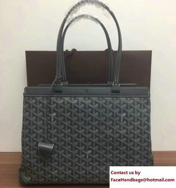 Goyard Bellechasse Biaude Tote Bag Gray