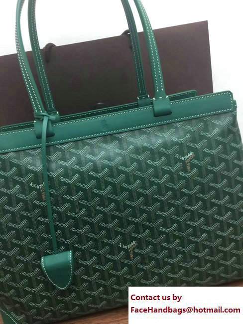 Goyard Bellechasse Biaude Tote Bag Green