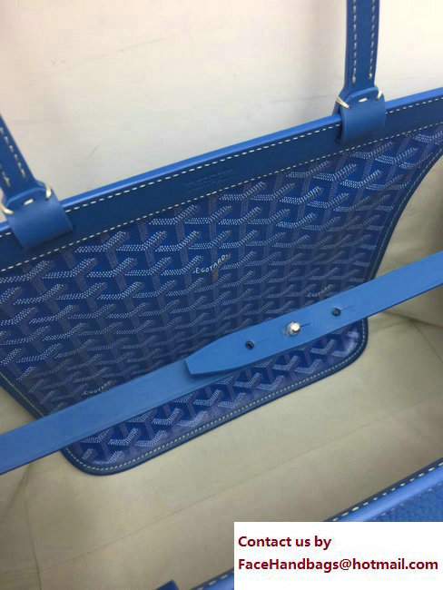 Goyard Bellechasse Biaude Tote Bag Leather Blue