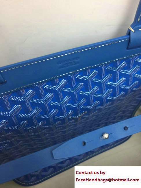 Goyard Bellechasse Biaude Tote Bag Leather Blue