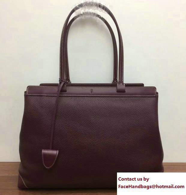 Goyard Bellechasse Biaude Tote Bag Leather Burgundy