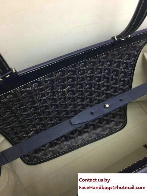 Goyard Bellechasse Biaude Tote Bag Leather Dark Blue