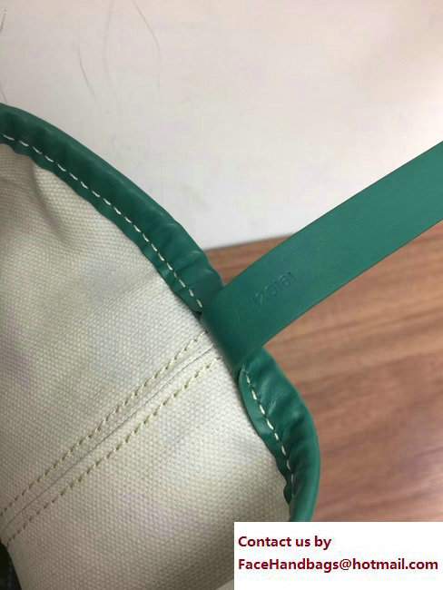 Goyard Bellechasse Biaude Tote Bag Leather Green