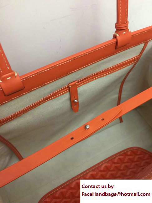 Goyard Bellechasse Biaude Tote Bag Leather Orange