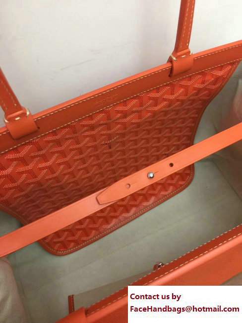 Goyard Bellechasse Biaude Tote Bag Leather Orange