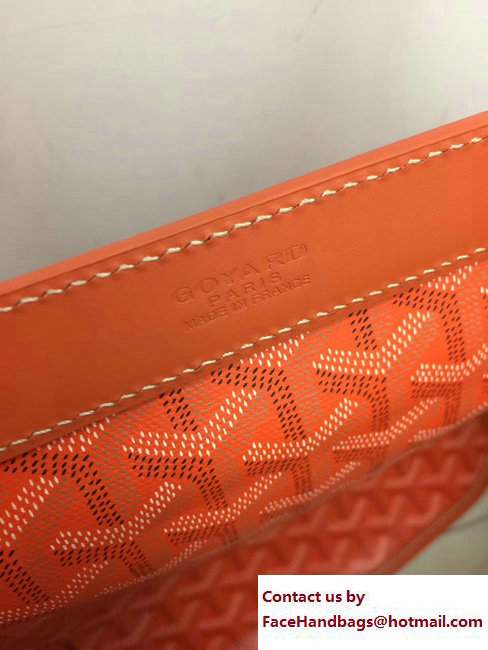 Goyard Bellechasse Biaude Tote Bag Leather Orange