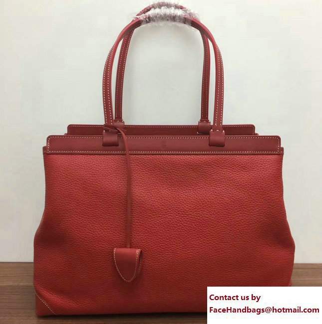 Goyard Bellechasse Biaude Tote Bag Leather Red