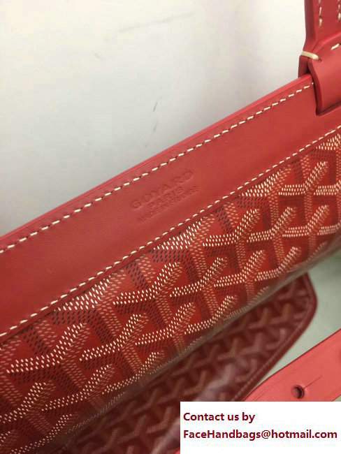 Goyard Bellechasse Biaude Tote Bag Leather Red