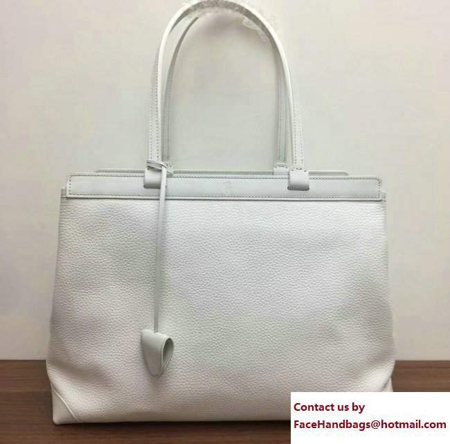 Goyard Bellechasse Biaude Tote Bag Leather White