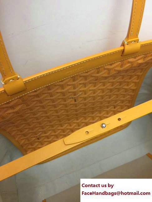 Goyard Bellechasse Biaude Tote Bag Leather Yellow