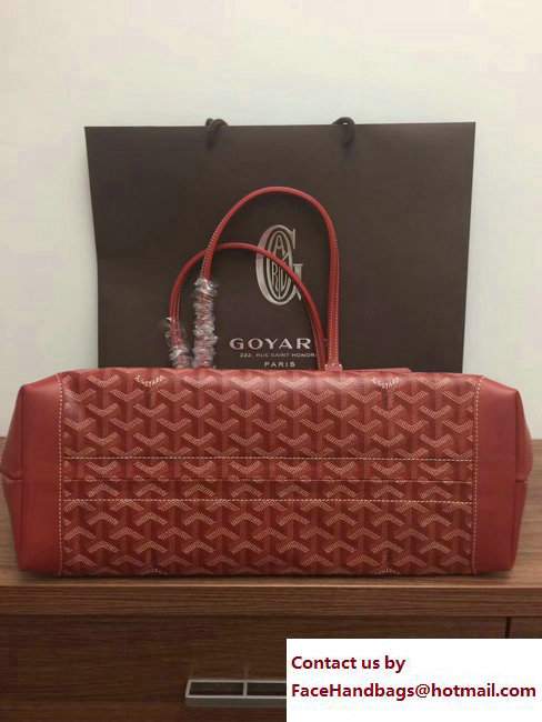 Goyard Bellechasse Biaude Tote Bag Red