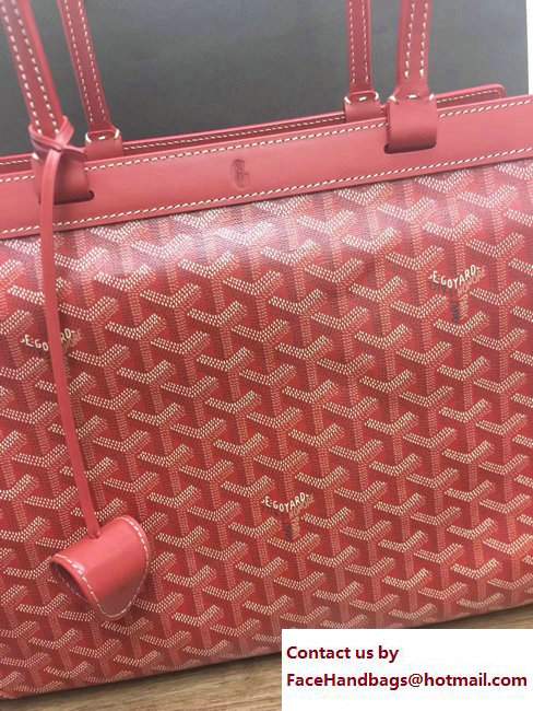 Goyard Bellechasse Biaude Tote Bag Red