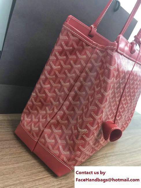 Goyard Bellechasse Biaude Tote Bag Red