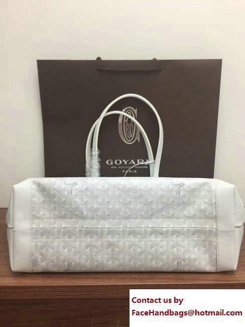 Goyard Bellechasse Biaude Tote Bag White