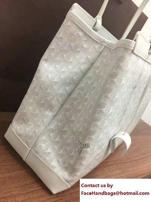 Goyard Bellechasse Biaude Tote Bag White