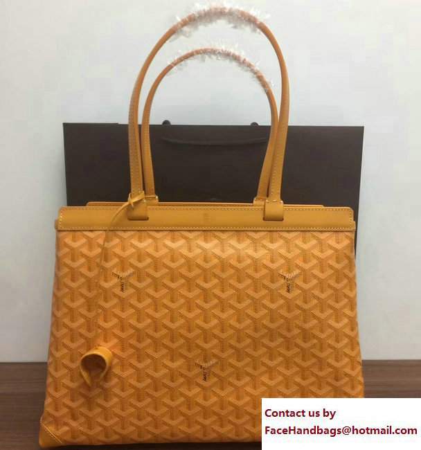 Goyard Bellechasse Biaude Tote Bag Yellow