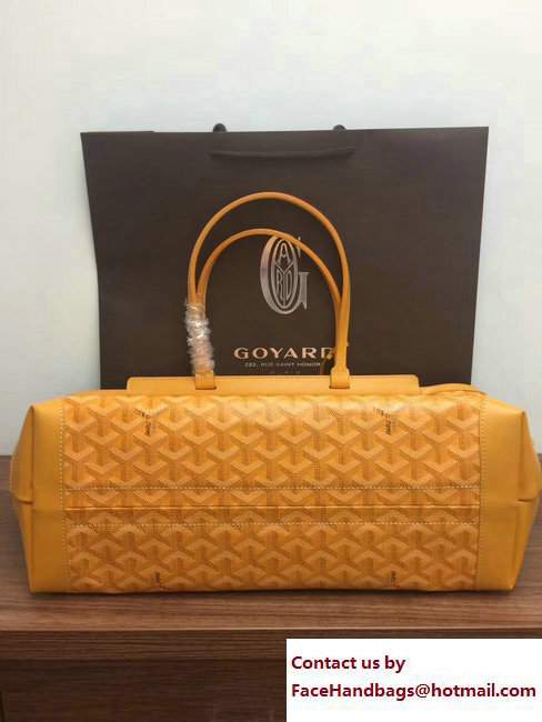 Goyard Bellechasse Biaude Tote Bag Yellow