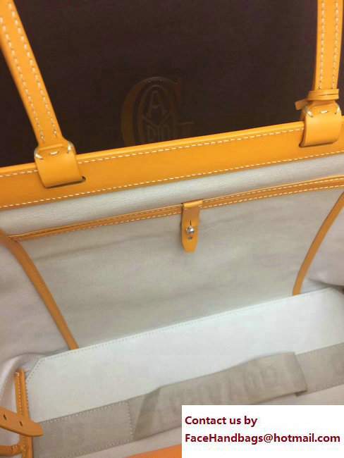 Goyard Bellechasse Biaude Tote Bag Yellow