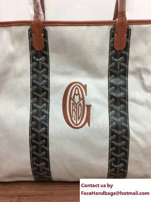 Goyard Logo Print Sac Hardy Pet Bag Brown