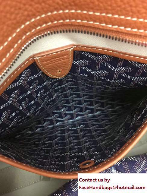 Goyard Logo Print Sac Hardy Pet Bag Dark Blue