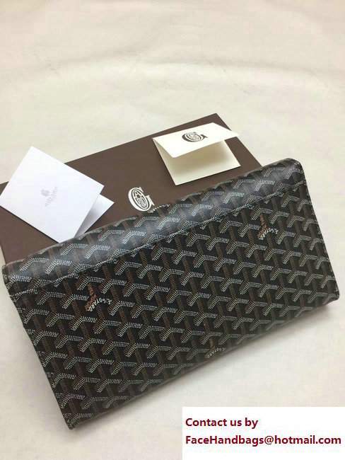 Goyard Monte Carlo Bois Clutch Bag Black