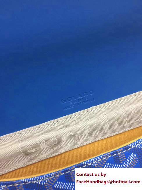 Goyard Monte Carlo Bois Clutch Bag Blue