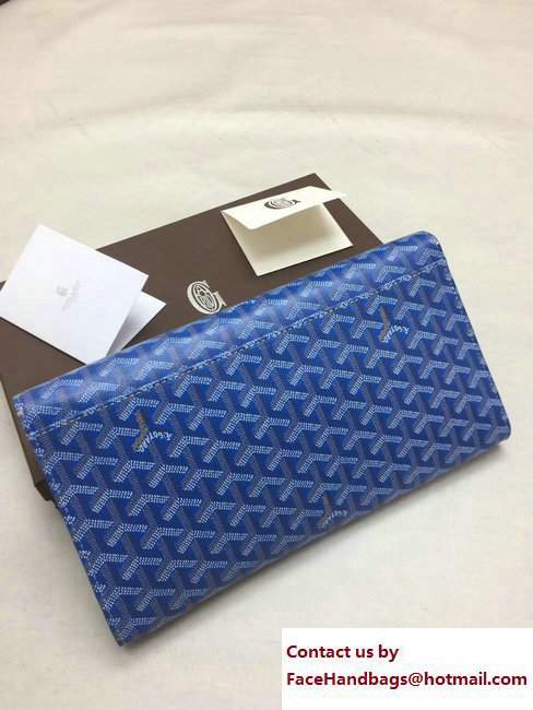 Goyard Monte Carlo Bois Clutch Bag Blue