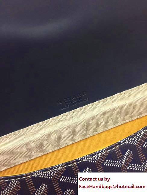 Goyard Monte Carlo Bois Clutch Bag Dark Blue