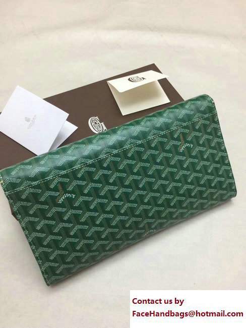 Goyard Monte Carlo Bois Clutch Bag Green