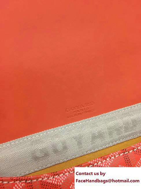 Goyard Monte Carlo Bois Clutch Bag Orange