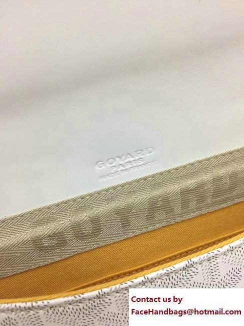 Goyard Monte Carlo Bois Clutch Bag White