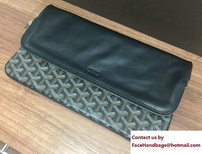 Goyard Sainte Marie Clutch Bag Black