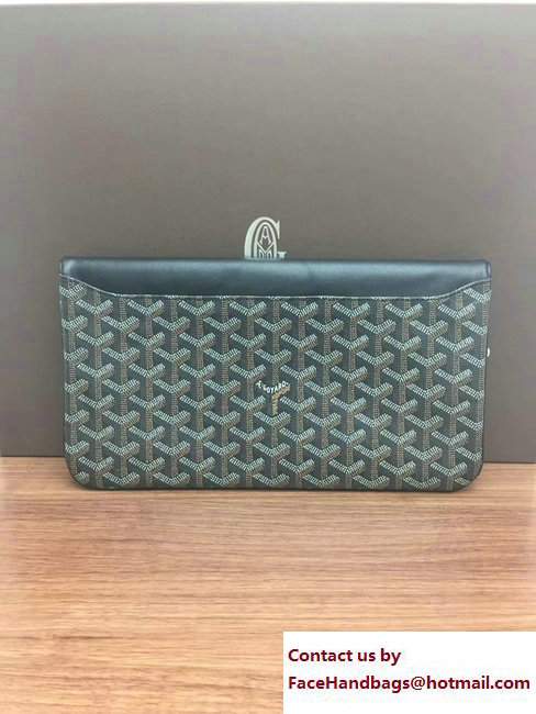 Goyard Sainte Marie Clutch Bag Black