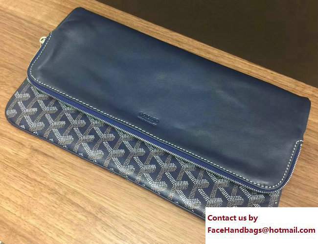 Goyard Sainte Marie Clutch Bag Dark Blue