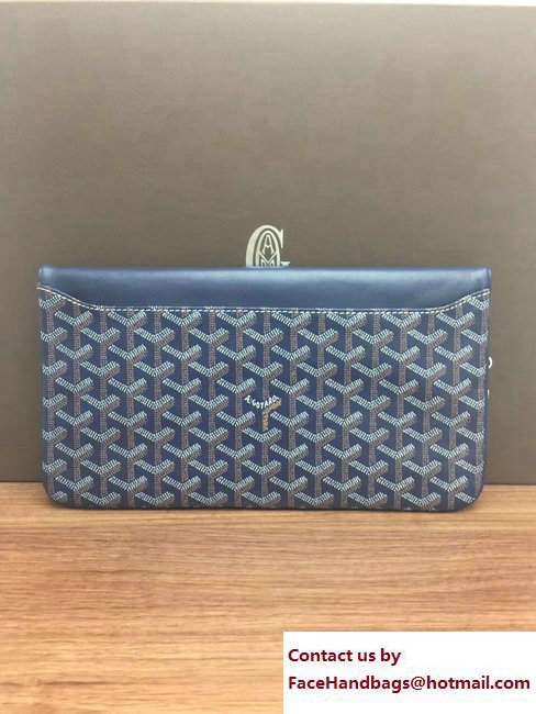 Goyard Sainte Marie Clutch Bag Dark Blue