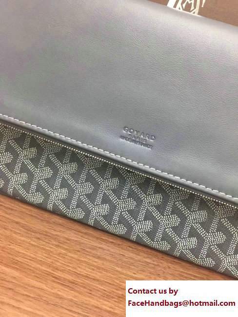 Goyard Sainte Marie Clutch Bag Gray