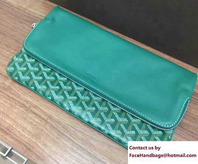 Goyard Sainte Marie Clutch Bag Green