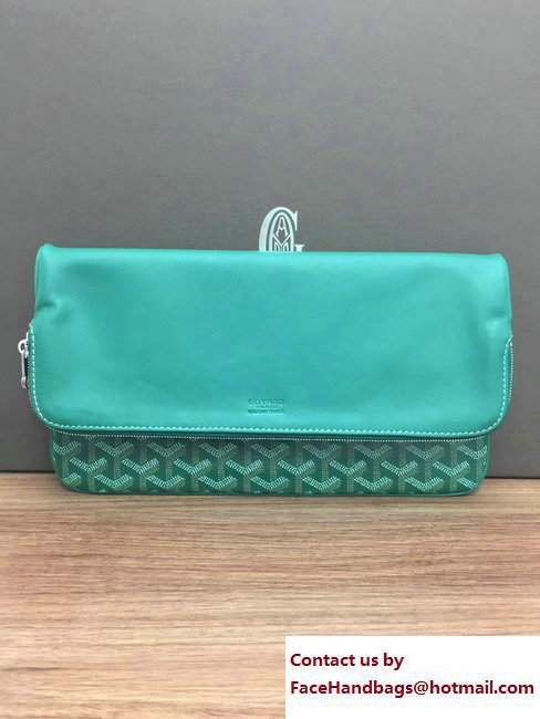 Goyard Sainte Marie Clutch Bag Green